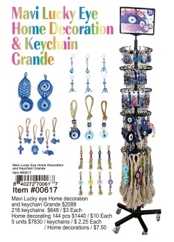 Mavi Lucky Eye Home Decoration and Keychain Grande